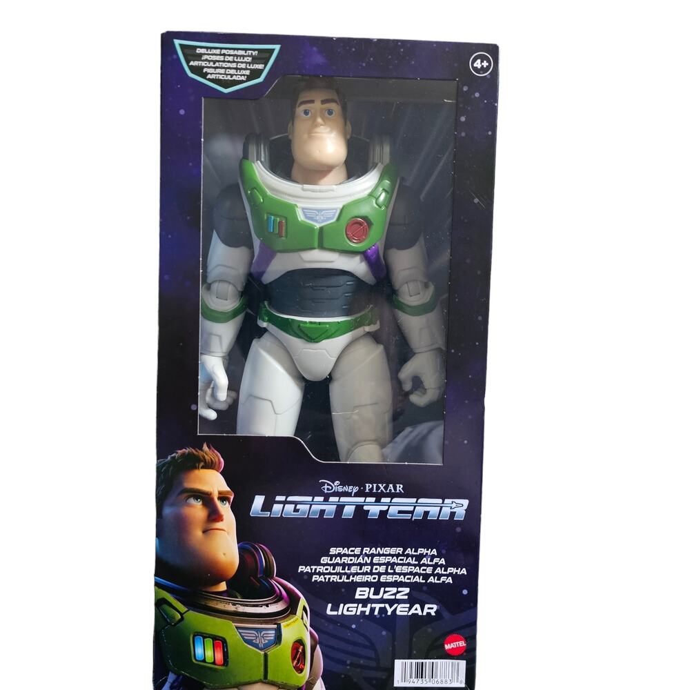 NEW! DISNEY Pixar Lightyear 2022 BUZZ LIGHTYEAR SPACE RANGER Alpha 12” Figure
